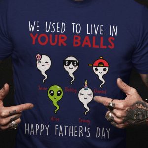 Personalized Dad Funny Fathers Day Shirt