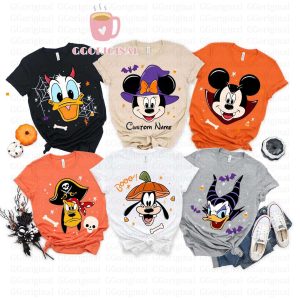 Personalized Disney Halloween Group Matching Shirt