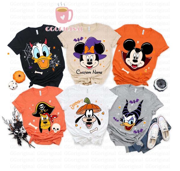 Personalized Disney Halloween Group Matching Shirt
