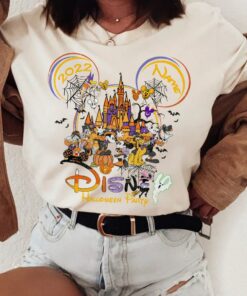 Personalized Disney Halloween Party Mickey And Friends Matching Shirt 1