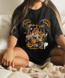 Personalized Disney Halloween Party Mickey And Friends Matching Shirt 2