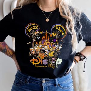 Personalized Disney Halloween Party Mickey And Friends Matching Shirt 3