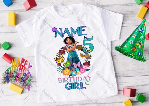 Personalized Encanto Disney Birthday Princess Theme Party Shirt