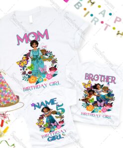 Personalized Encanto Disney Birthday Princess Theme Party Shirt 3