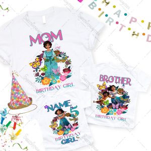 Personalized Encanto Disney Birthday Princess Theme Party Shirt 3