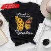 Personalized Grandchildren Grandma Butterfly Sunflowers Nana Shirt