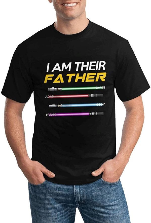 Personalized I Am Their Father Star Wars Best Dad In The Galaxy Shirt