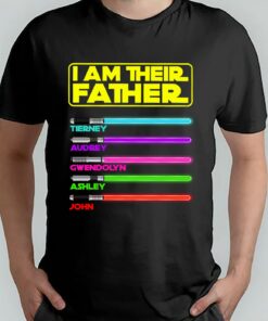 Personalized I Am Their Father Star Wars Superhero Dad Shirt 1