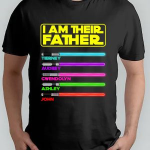 Personalized I Am Their Father Star Wars Superhero Dad Shirt 1