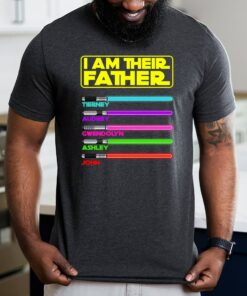 Personalized I Am Their Father Star Wars Superhero Dad Shirt 2 Personalized I Am Their Father Star Wars Superhero Dad Shirt 3