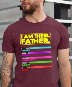 Personalized I Am Their Father Star Wars Superhero Dad Shirt 3 Personalized I Am Their Father Star Wars Superhero Dad Shirt 4