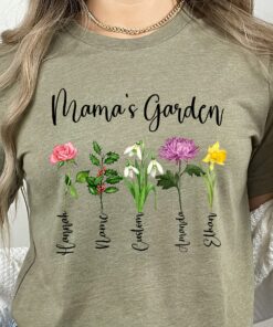 Personalized Kid Name Mom Mothers Day Shirt 1 Personalized Kid Name Mom Mothers Day Shirt 2