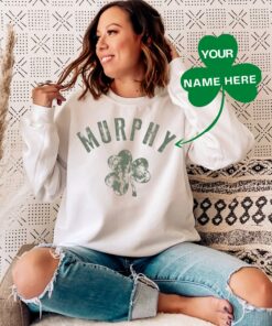 Personalized Last Name Irish St Patricks Day Sweatshirt 1