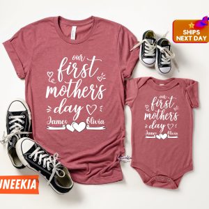 Personalized Our 1st Mother’s Day Mommy And Me Shirt