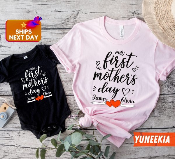 Personalized Our 1st Mother’s Day Mommy And Me Shirt