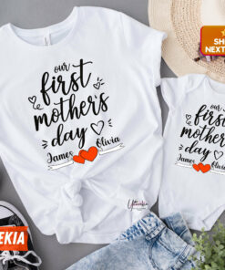 Personalized Our 1st Mother's Day Mommy And Me Shirt 5 Personalized Our 1st Mothers Day Mommy And Me Shirt 6