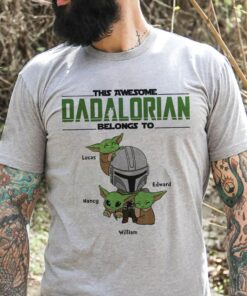 Personalized Star Wars The Dadalorian Fathers Day Shirt 1