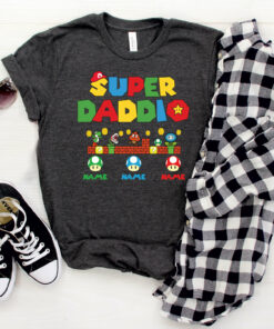 Personalized Super Daddio Game Custom Kids Name Shirt 2 Personalized Super Daddio Game Custom Kids Name Shirt 3