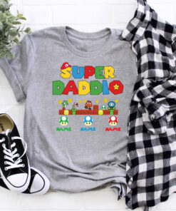 Personalized Super Daddio Game Custom Kids Name Shirt 3 Personalized Super Daddio Game Custom Kids Name Shirt 4