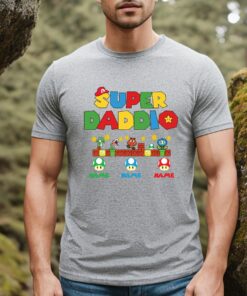 Personalized Super Daddio Game Custom Kids Name Shirt 5 Personalized Super Daddio Game Custom Kids Name Shirt 6