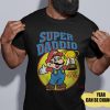 Personalized Vintage Super Daddio Since 1970 Birthday’s Dad Shirt