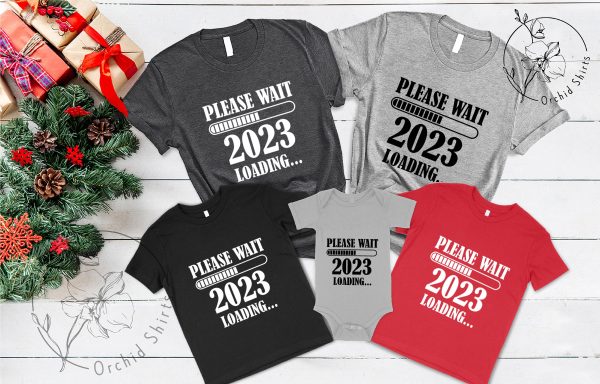 Please Wait Loading 2023 New Year Gift Vacation Shirt