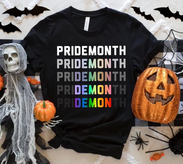 Pride Month Demon Equal Rights LGBTQ Ally T-Shirt