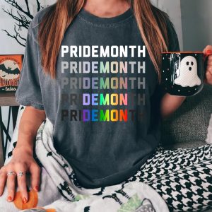 Pride Month Demon Equal Rights LGBTQ Ally T Shirt 2