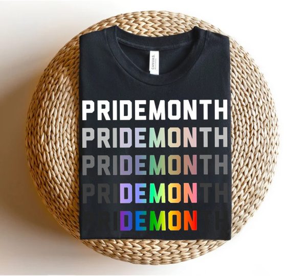 Pride Month Demon Equal Rights LGBTQ Ally T-Shirt