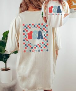 Retro 4th Of July USA America Patriotic Independence Shirt 1