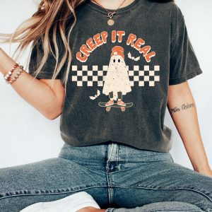 Retro Halloween Creep It Real Witch Fall Shirt