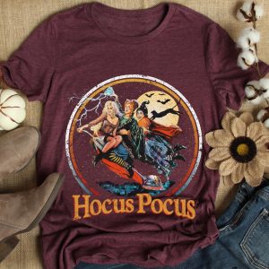 Retro Hocus Pocus Disney Witch Sanderson I Smell Children Shirt 2