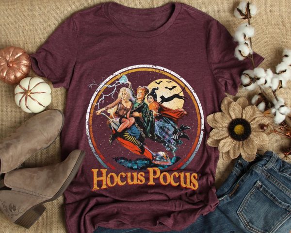 Retro Hocus Pocus Disney Witch Sanderson I Smell Children Shirt