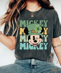 Retro Mickey And Friends Shamrock Vintage Disney St. Patrick’s Day Shirt 2 Retro Mickey And Friends Shamrock Vintage Disney St Patrick's Day Shirt 3