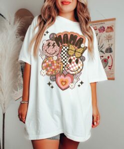 Retro Smiley Mama Mother's Day Mom Shirt 4 Retro Smiley Mama Mothers Day Mom Shirt 5