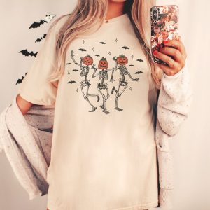 Retro Spooky Season Fall Themed Halloween Shirt