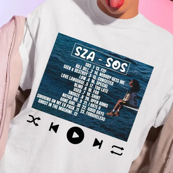 SZA SOS Album Cover Unisex T Shirt