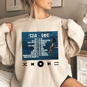 SZA SOS Album Cover Unisex T Shirt 3