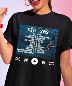 SZA SOS Album Cover Unisex T Shirt 3 SZA SOS Album Cover Unisex T Shirt 4