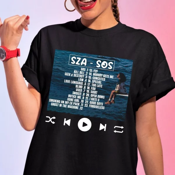 SZA SOS Album Cover Unisex T Shirt