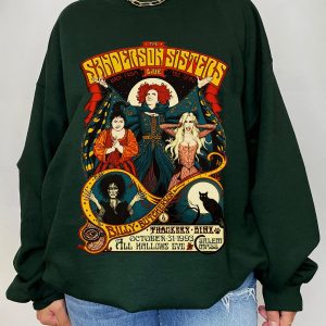 Sanderson Sisters Halloween Witches Salem Mass Sweatshirt