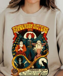 Sanderson Sisters Halloween Witches Salem Mass Sweatshirt 4
