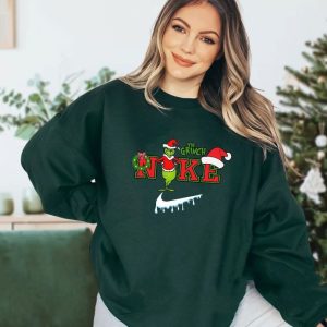 Santa Grinch Christmas Snow Sweatshirt Shirt