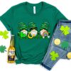 St Patricks Day Gnomes Shamrock Family Matching Shirt