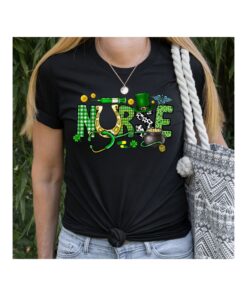 St Patricks Day Nurse Clover Shamrock Shirt 1