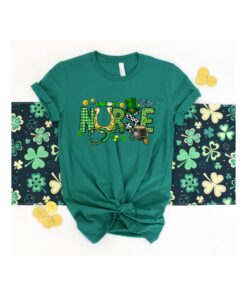 St. Patrick's Day Nurse Clover Shamrock Shirt 2 St Patricks Day Nurse Clover Shamrock Shirt 3