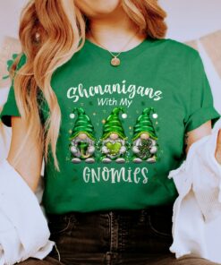 St Patricks Day Shenanigans With My Gnomies Lucky Shirt 2 St Patricks Day Shenanigans With My Gnomies Lucky Shirt 3