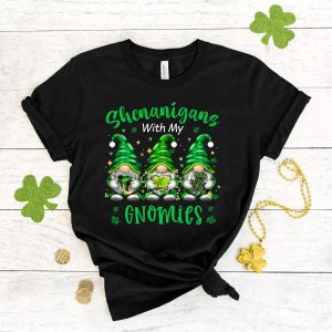 St Patricks Day Shenanigans With My Gnomies Lucky Shirt 4