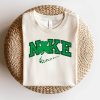 St Patricks Day Swoosh Green Marshmallow Gnome Shirt