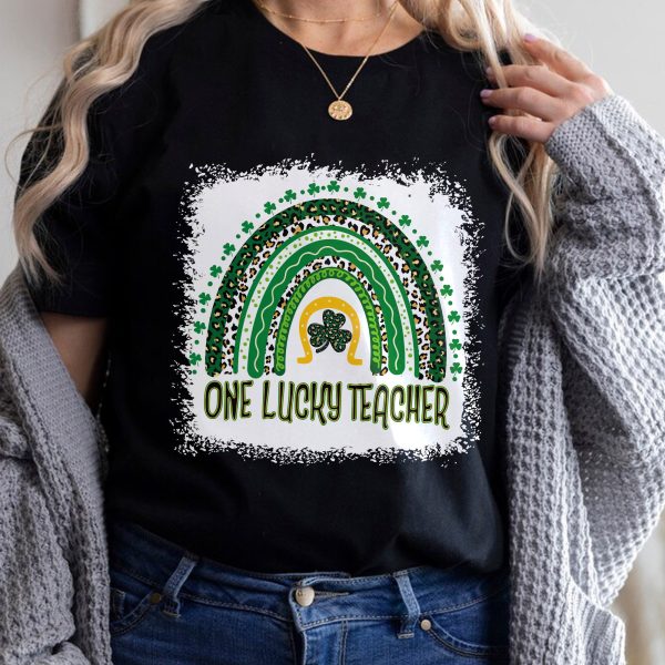 St Patrick’s Day Teacher Green Shamrock Shirt